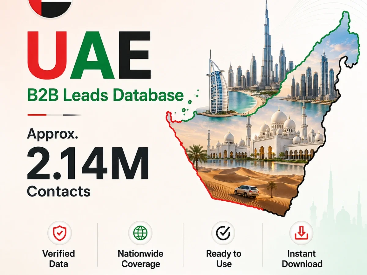 United Arab Emirates B2B Leads Database
