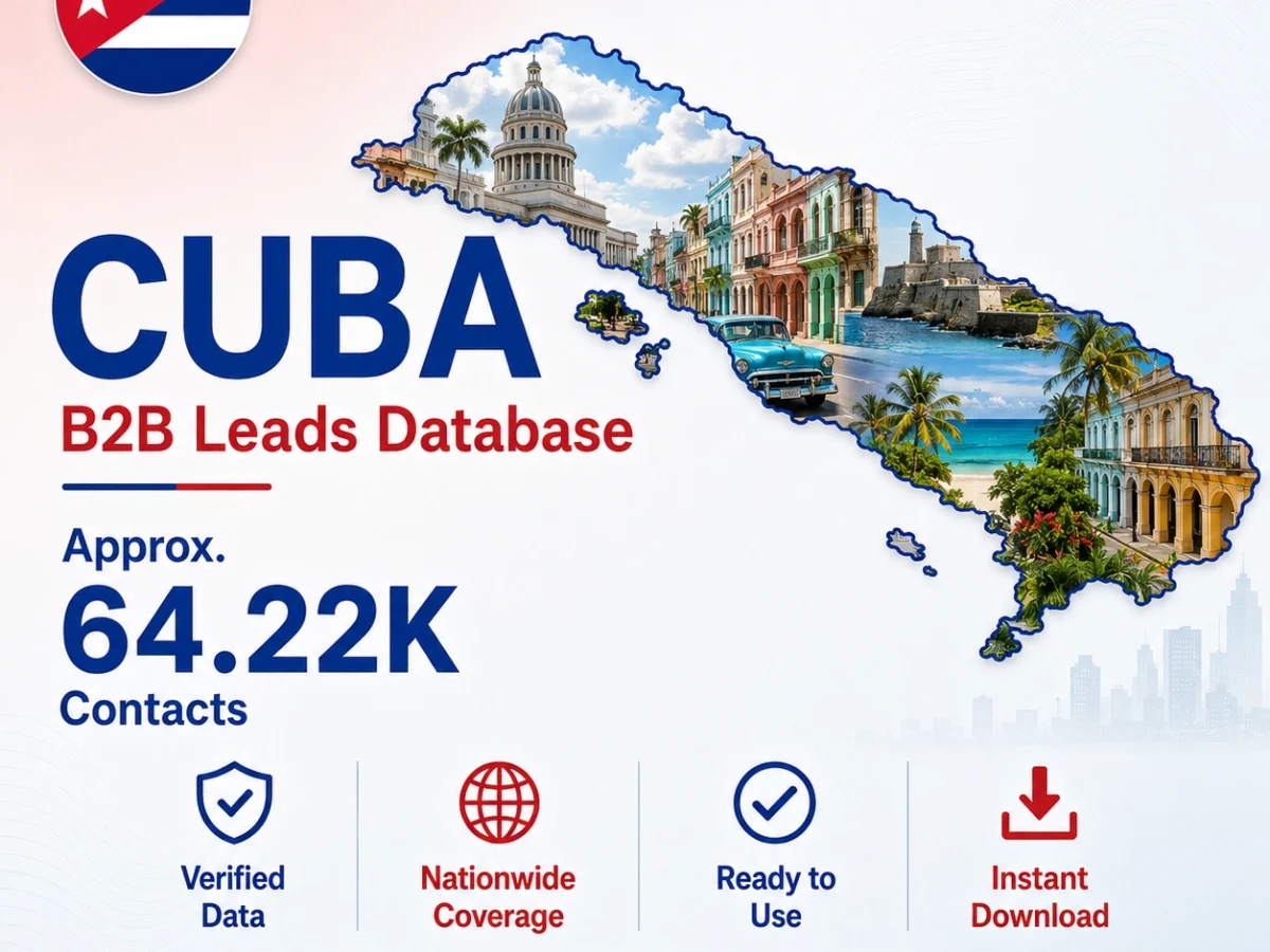 Cuba B2B Leads Database