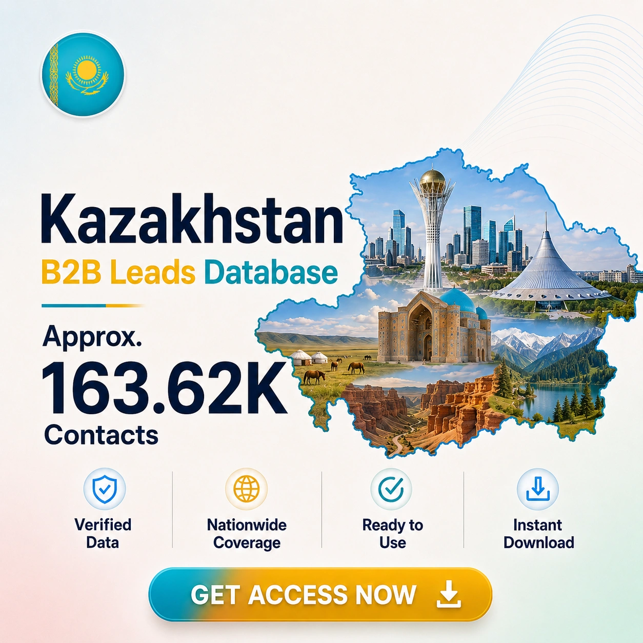 Kazakhstan B2B Leads Database