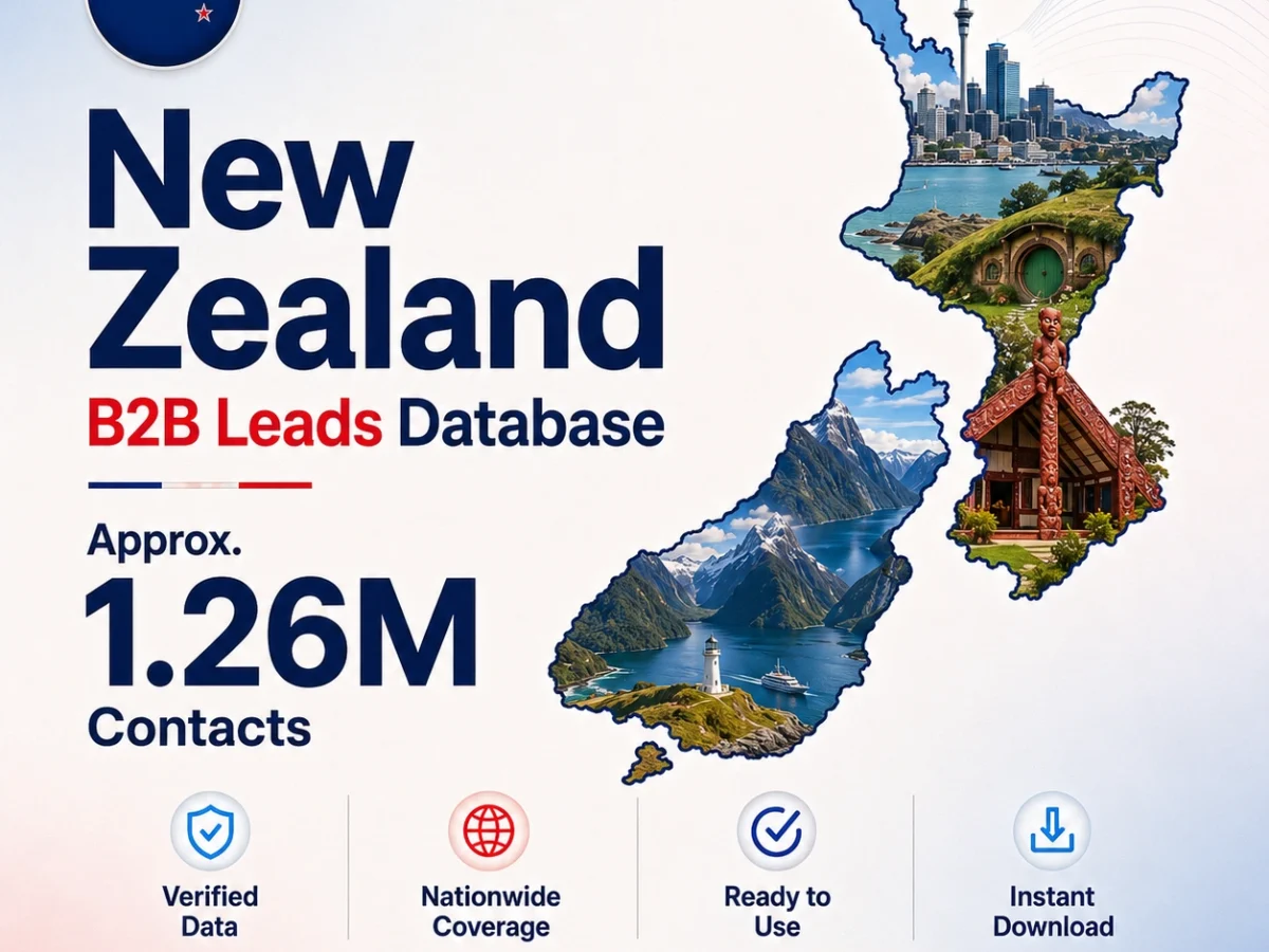 New Zealand B2B Leads Database