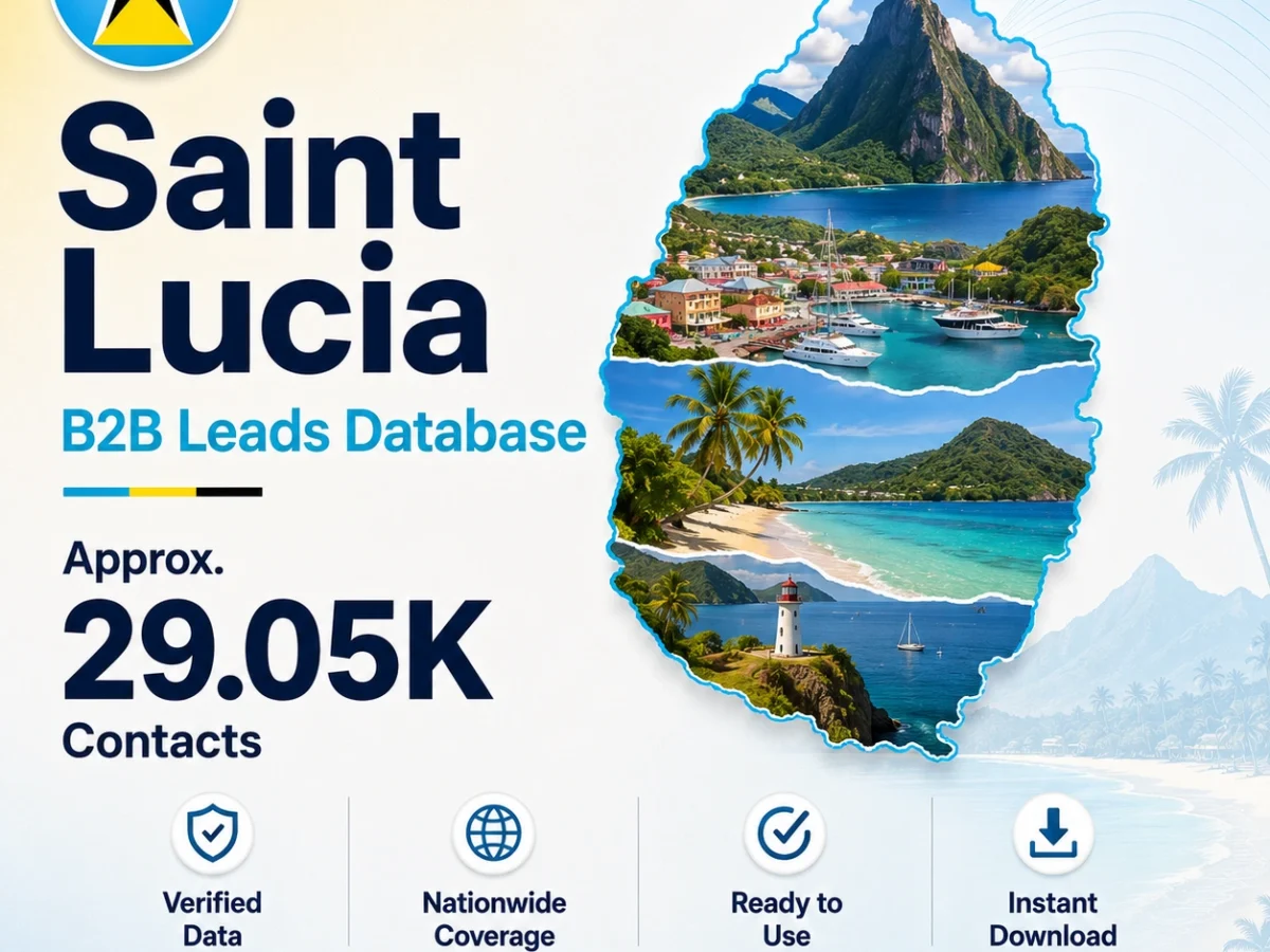 Saint Lucia B2B Leads Database