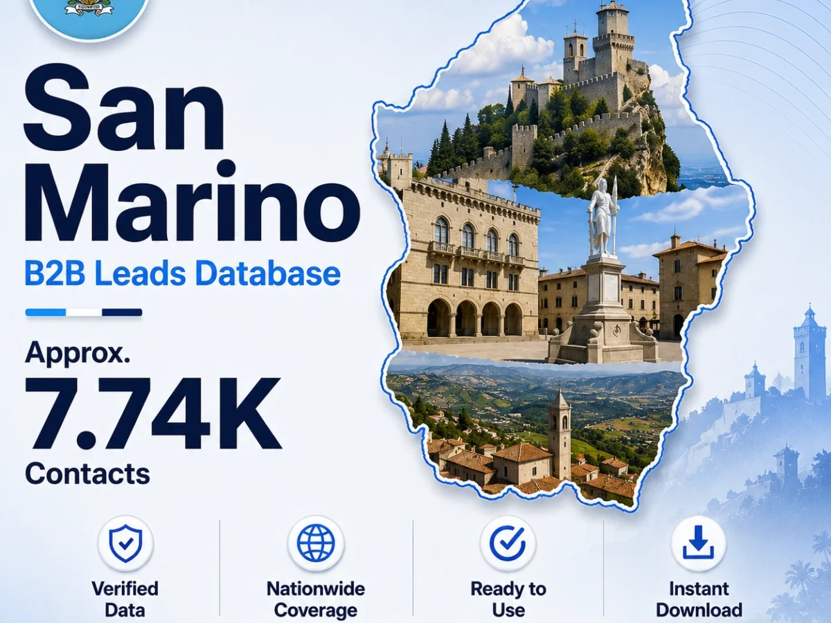 San Marino B2B Leads Database