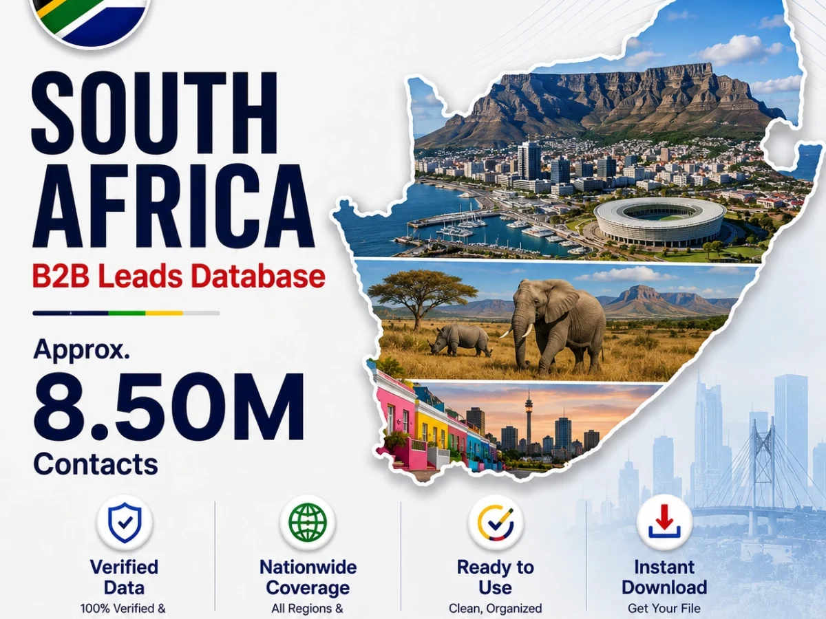 South Africa B2B Leads Database