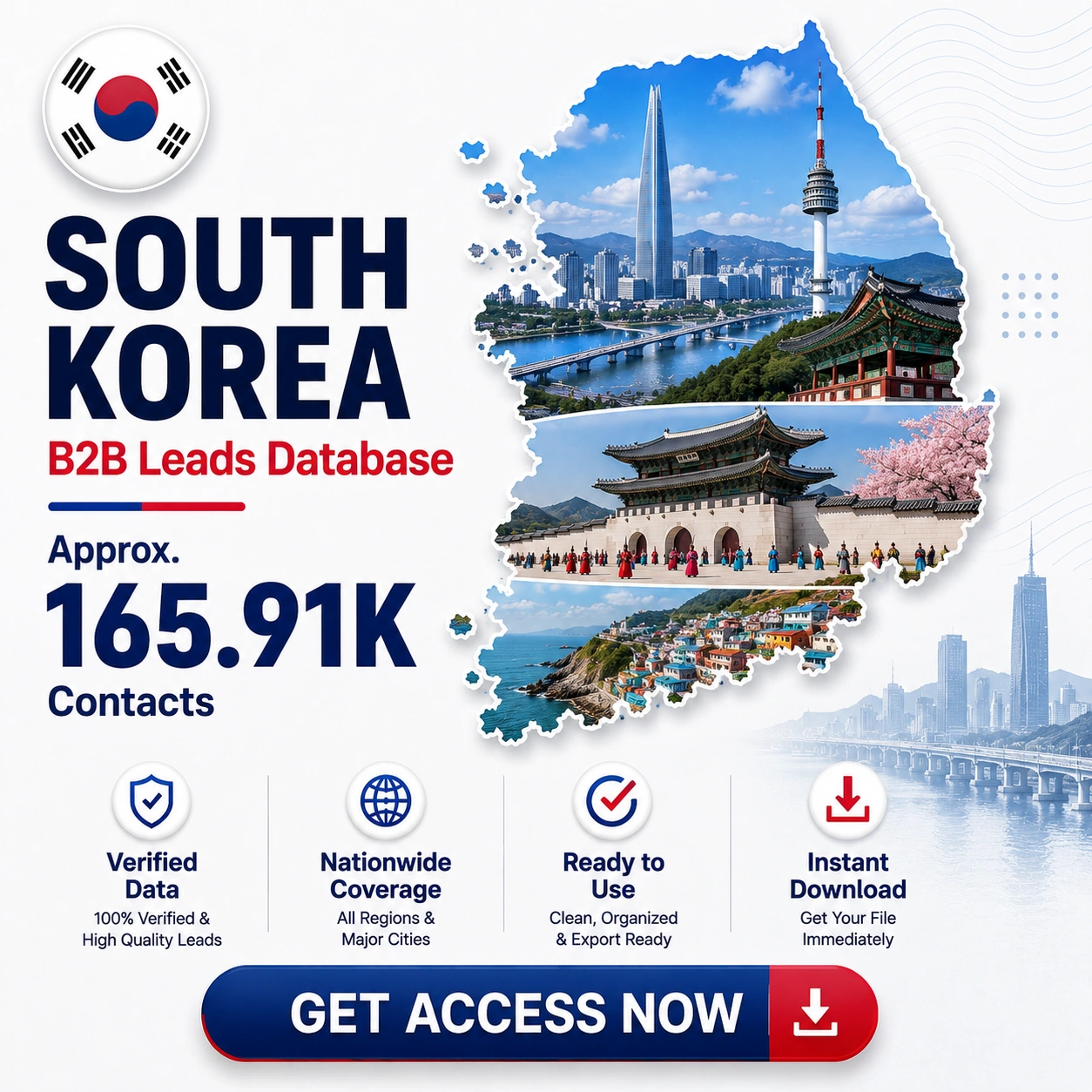 South Korea B2B Leads Database