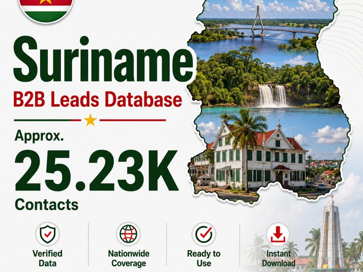 Suriname B2B Leads Database