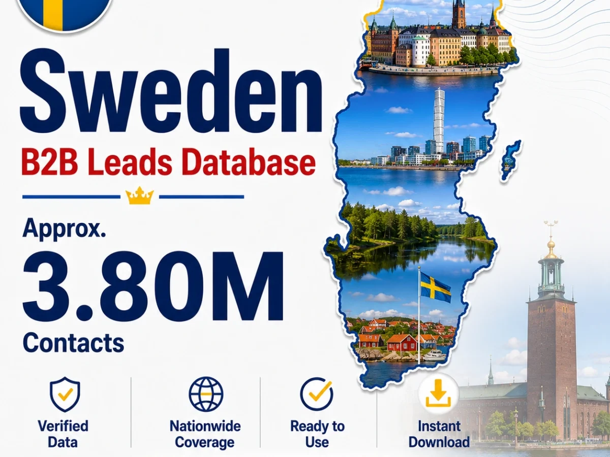 Sweden B2B Leads Database