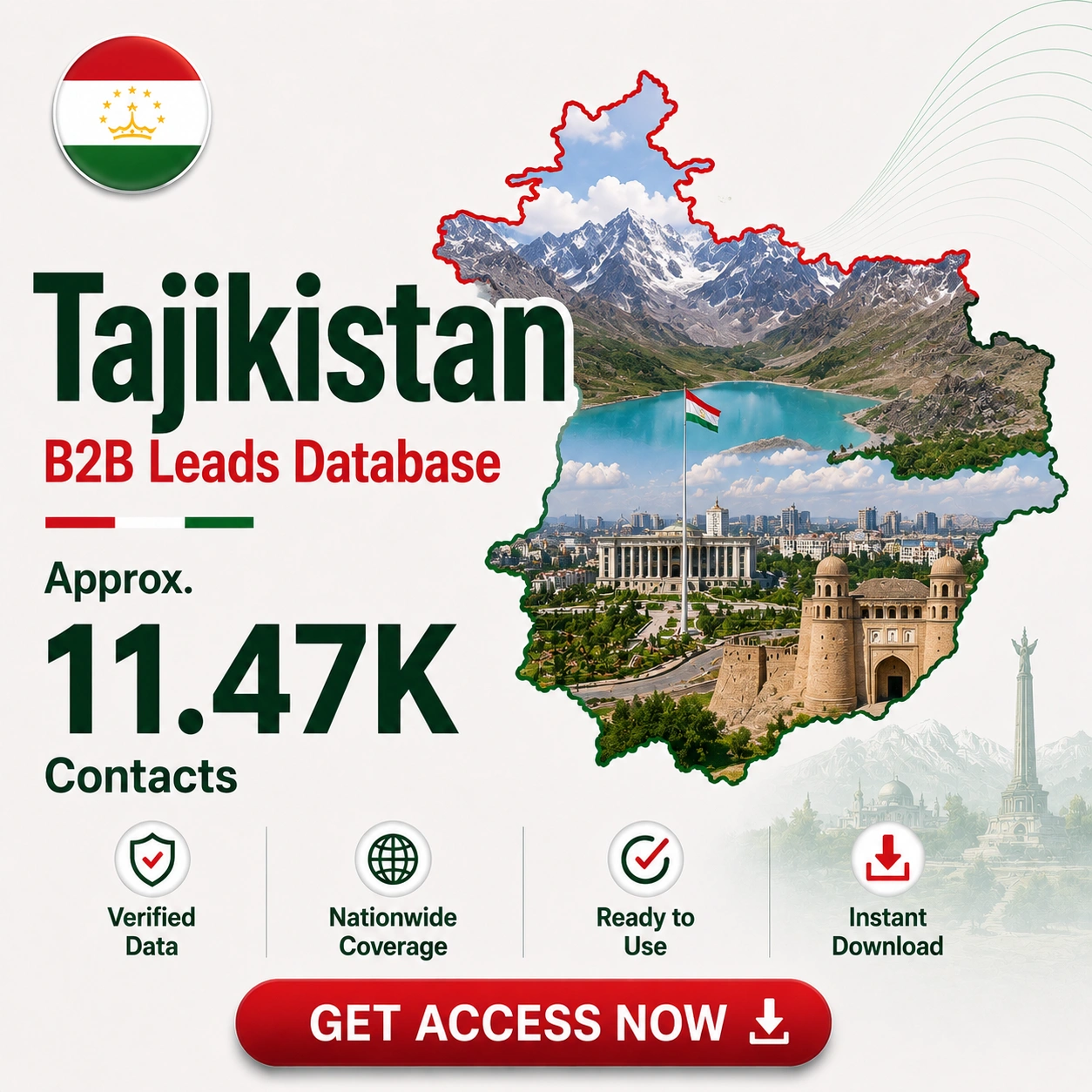 Tajikistan B2B Leads Database