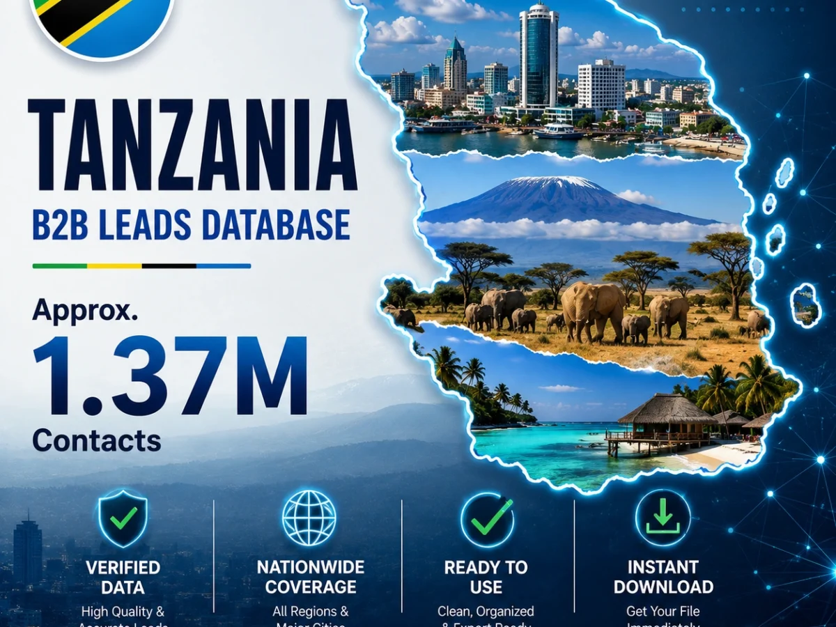 Tanzania B2B Leads Database