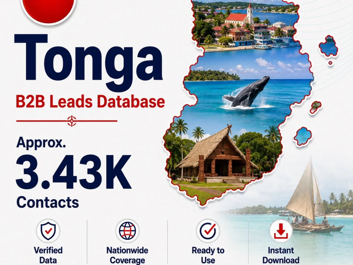 Tonga B2B Leads Database